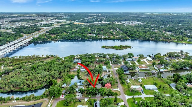 9503 Alice Ln, Riverview, FL 33578 - aerial overview of property's location with a nearby body of water