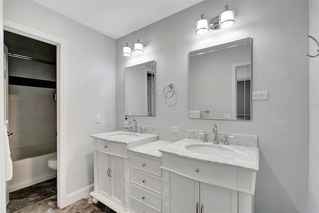 9503 Alice Ln, Riverview, FL 33578 - full bath with vanity and bathtub / shower combination