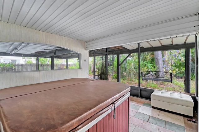 9503 Alice Ln, Riverview, FL 33578 - sunroom / solarium with a jacuzzi