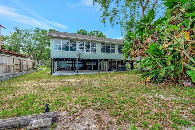9503 Alice Ln, Riverview, FL 33578 - rear view of property featuring a patio