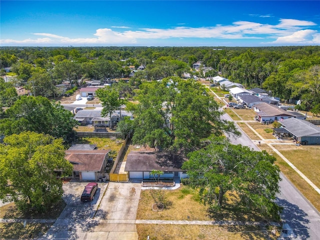 1298 Scottsdale Dr, Ormond Beach, FL 32174 - bird's eye view featuring a residential view and a forest view