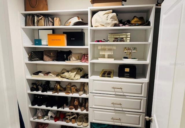 view of closet