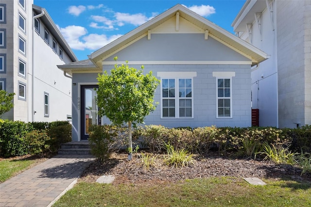 view of bungalow