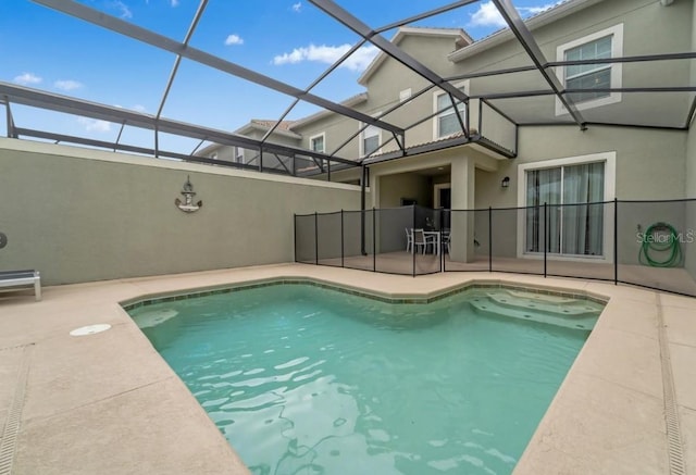 4983 Windermere Ave, Kissimmee, FL 34746 - view of swimming pool featuring a patio area and a lanai