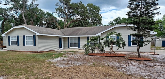 view of ranch-style home