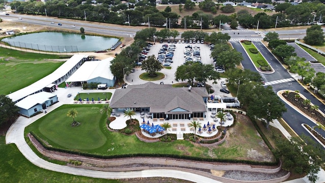 aerial view of property and surrounding area