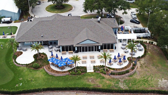 view from above of property