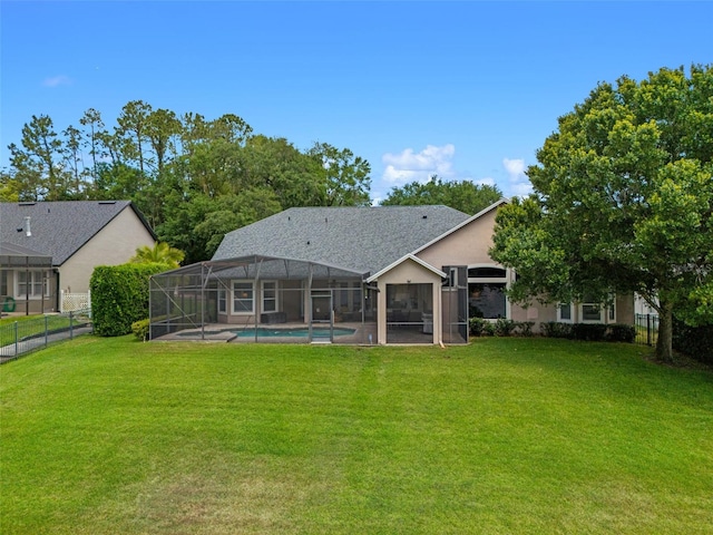5108 Sailwind Cir, Orlando, FL 32810 - back of property with glass enclosure
