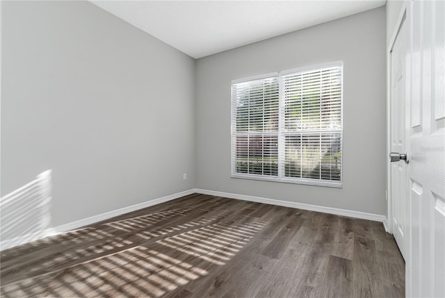 1175 Seasons Blvd, Kissimmee, FL 34746 - unfurnished room featuring dark wood finished floors, baseboards, and a healthy amount of sunlight