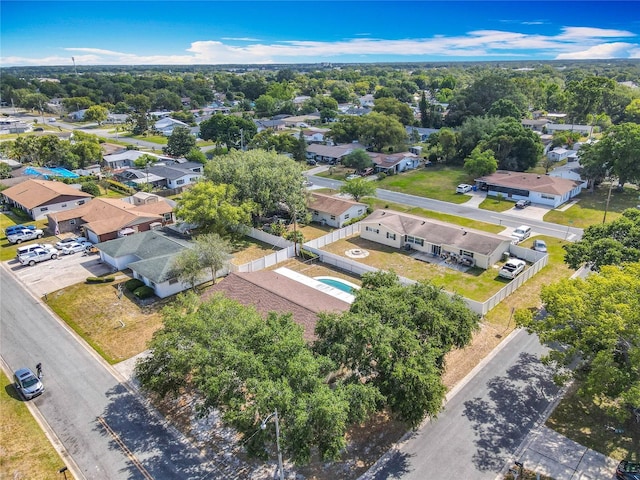 birds eye view of property featuring a residential view