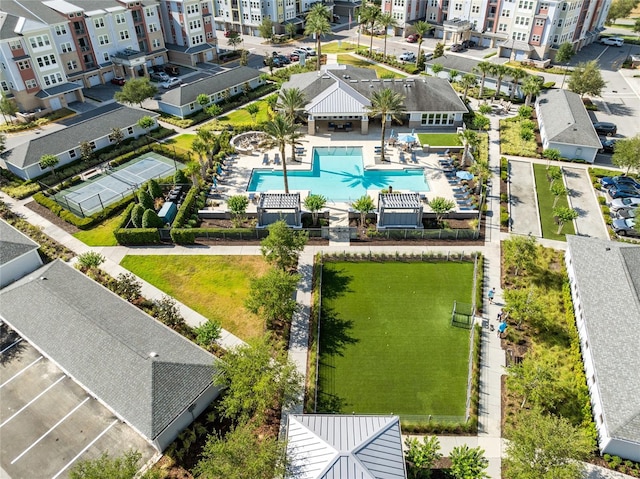 7565 Laureate Blvd Unit 3408, Orlando, FL 32827 - aerial view of a pool area