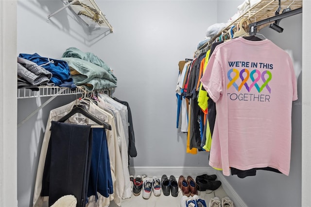 view of spacious closet