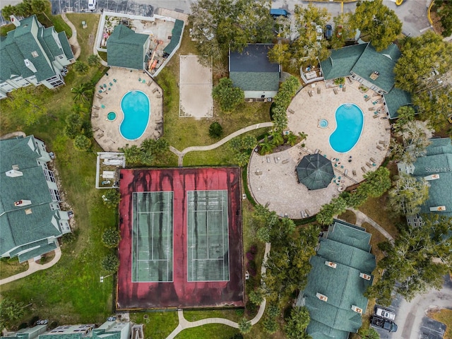 drone / aerial view