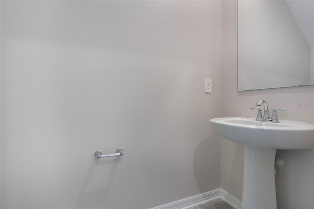 bathroom with a sink