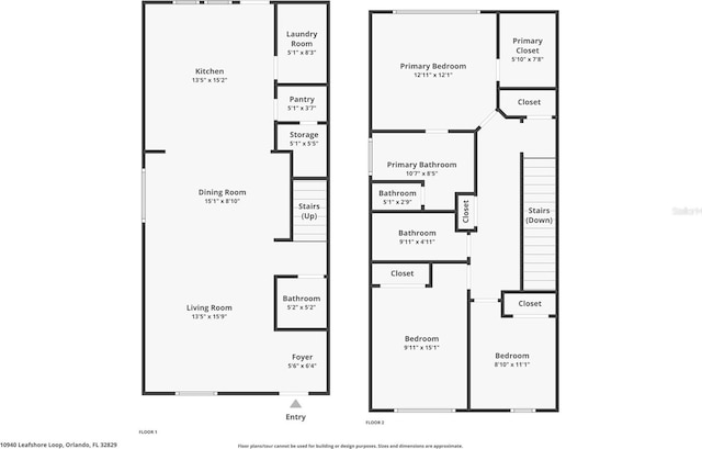 10940 Leafshore Loop, Orlando, FL 32829 - home floor plan