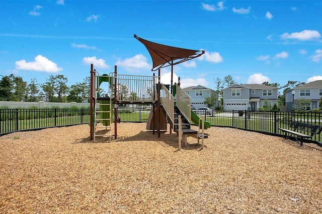 10940 Leafshore Loop, Orlando, FL 32829 - community jungle gym with fence and a residential view