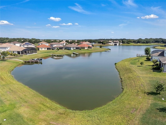 water view featuring nearby suburban area