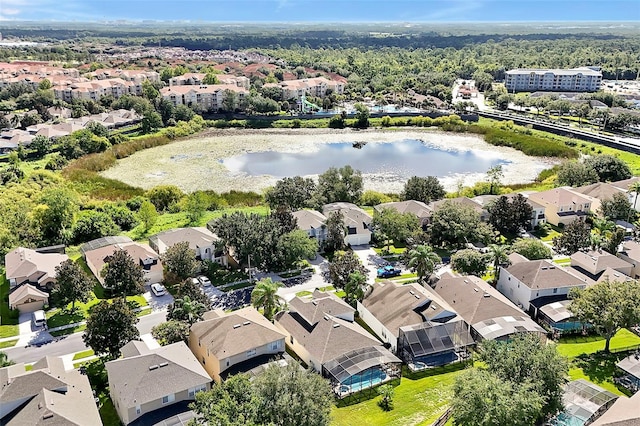 2624 Daulby St, Kissimmee, FL 34747 - aerial view of residential area featuring a nearby body of water