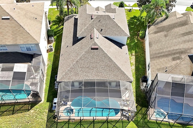 2624 Daulby St, Kissimmee, FL 34747 - aerial view of property and surrounding area featuring a pool