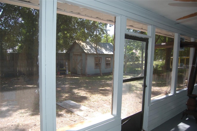1644 Cypress Woods Cir, Saint Cloud, FL 34772 - doorway featuring a ceiling fan