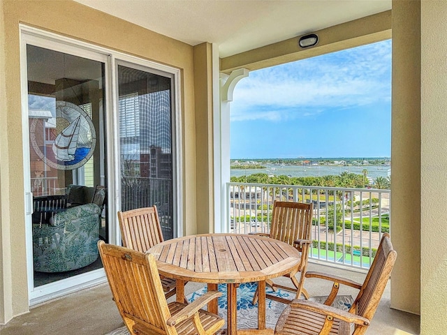 5 Riverwalk Dr Unit 601, New Smyrna Beach, FL 32169 - balcony with a water view
