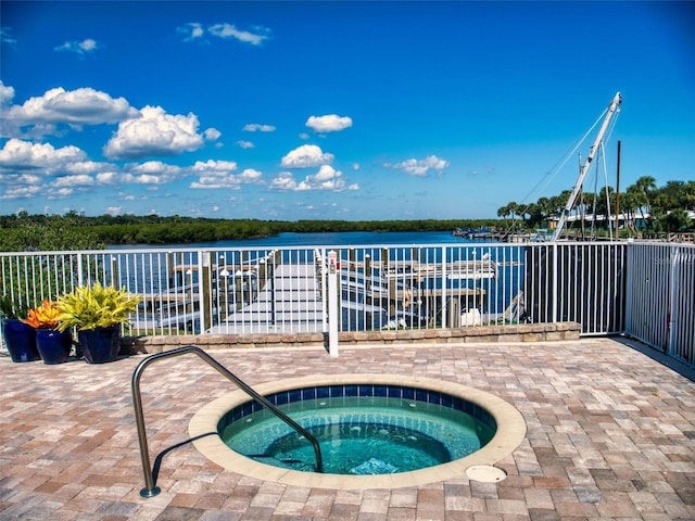 5 Riverwalk Dr Unit 601, New Smyrna Beach, FL 32169 - view of pool with a community hot tub