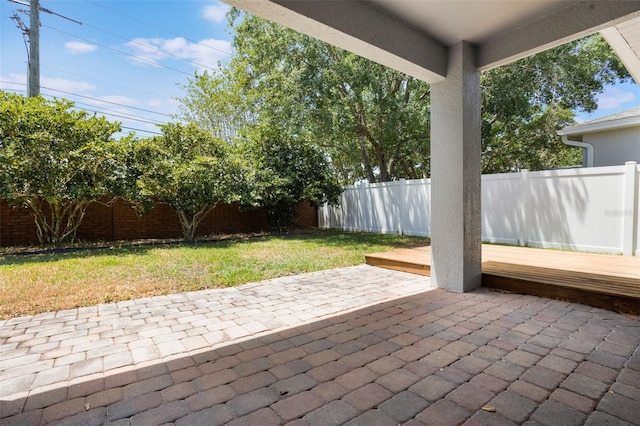 3436 Gerber Daisy Ln, Oviedo, FL 32766 - view of patio / terrace featuring a wooden deck