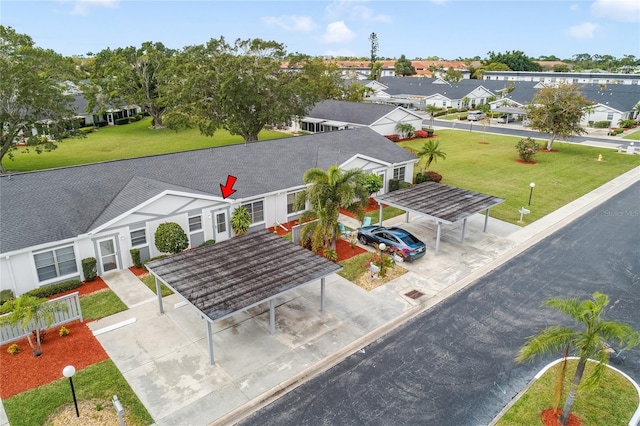 1348 Myerlee Gardens Ave, Fort Myers, FL 33919 - aerial perspective of suburban area