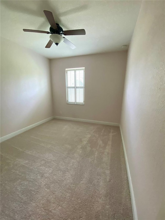 30732 Lipizzan Ter, Mount Dora, FL 32757 - spare room featuring baseboards, ceiling fan, and carpet floors