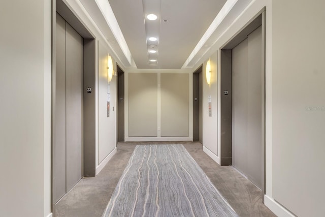 150 E Robinson St Unit 2002, Orlando, FL 32801 - corridor with elevator and light colored carpet
