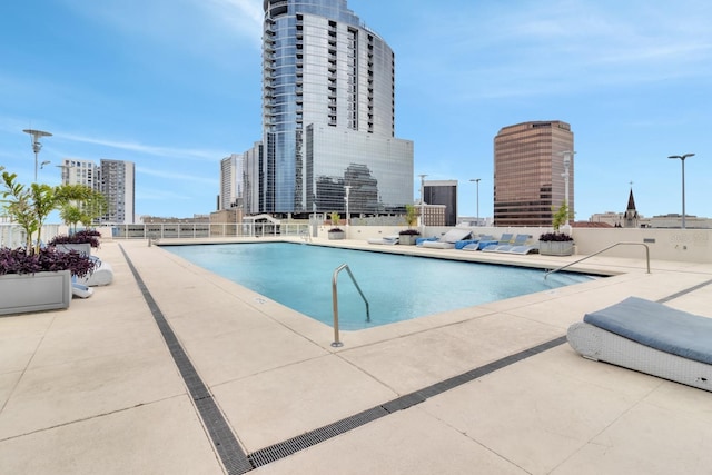 150 E Robinson St Unit 2002, Orlando, FL 32801 - community pool with a view of city