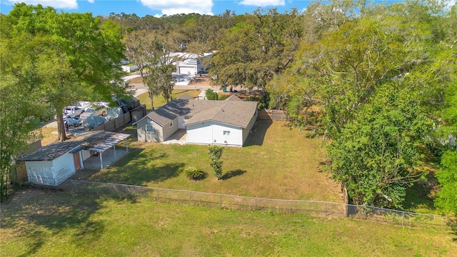 2927 Ahern Dr, Orlando, FL 32817 - bird's eye view featuring a forest view