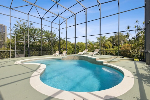 2842 Balforn Tower, Winter Garden, FL 34787 - pool featuring a patio and glass enclosure
