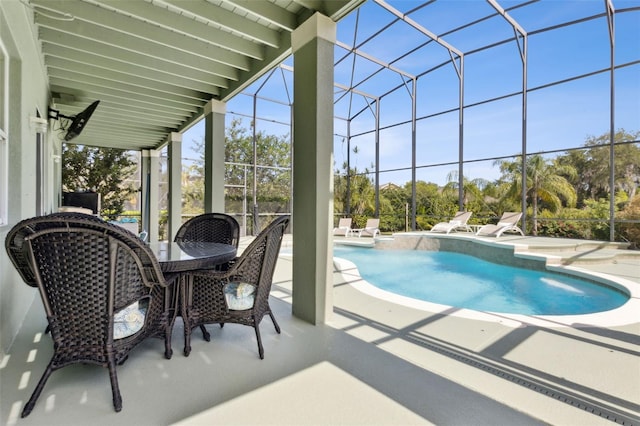 2842 Balforn Tower, Winter Garden, FL 34787 - outdoor pool with a patio and a lanai
