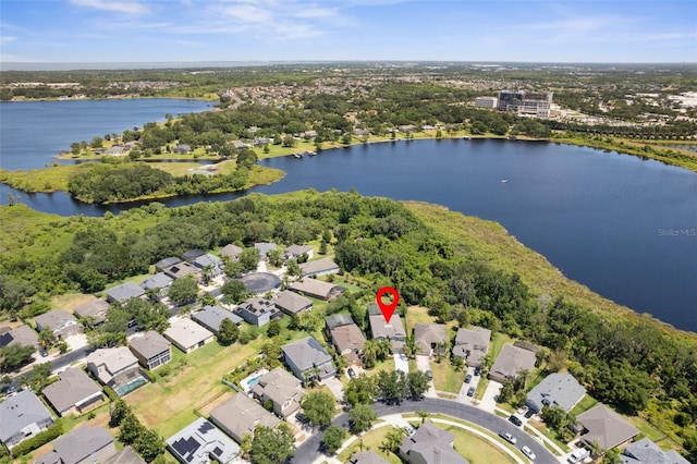 2842 Balforn Tower, Winter Garden, FL 34787 - drone / aerial view with a water view and a residential view