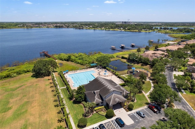 2842 Balforn Tower, Winter Garden, FL 34787 - aerial view of a large body of water and a pool area