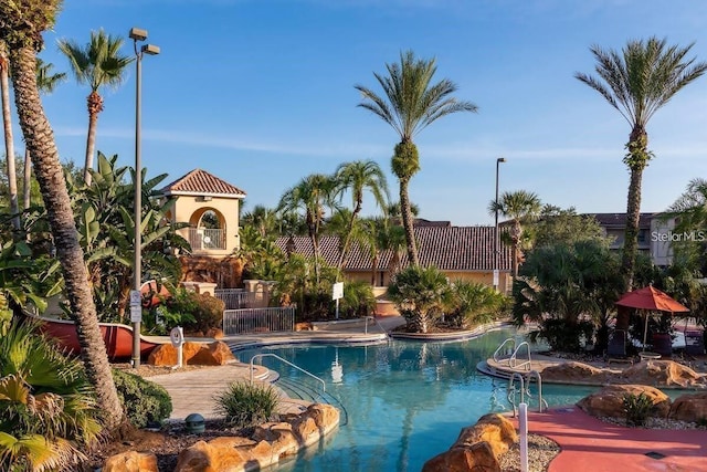 3643 Calabria Ave, Davenport, FL 33897 - view of community pool