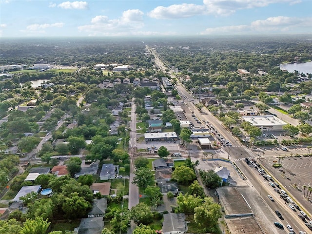 318 E Jersey St, Orlando, FL 32806 - aerial view of property's location featuring a main thoroughfare, a large body of water, and nearby suburban area