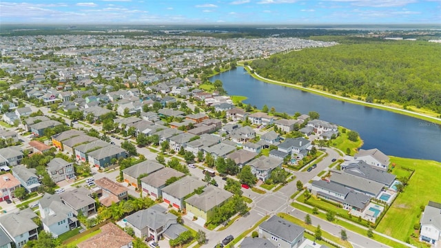 14244 Walcott Ave, Orlando, FL 32827 - aerial overview of property's location featuring a large body of water and nearby suburban area