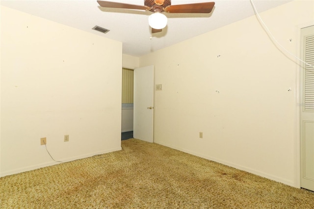 4141 Fallwood Cir, Orlando, FL 32812 - carpeted spare room with ceiling fan