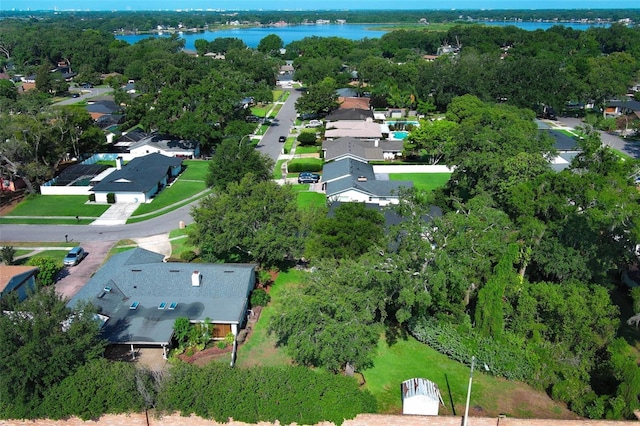 4141 Fallwood Cir, Orlando, FL 32812 - aerial view of property's location featuring a large body of water and nearby suburban area