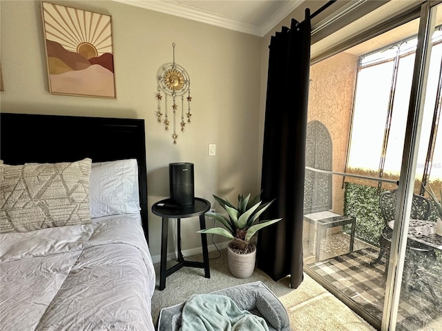 109 Oyster Bay Cir Unit 120, Altamonte Springs, FL 32701 - carpeted bedroom with crown molding and multiple windows
