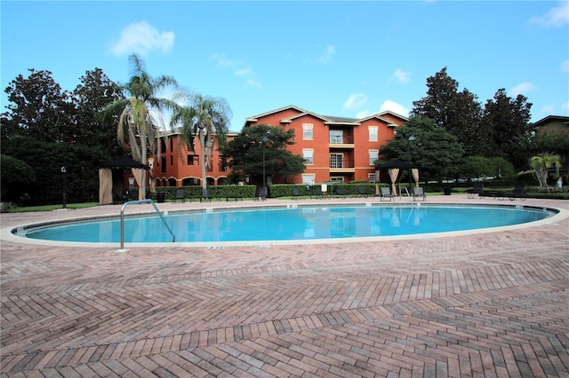 view of pool