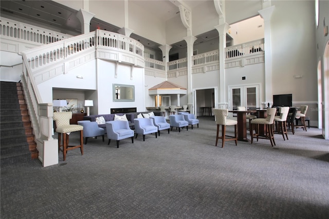 common area featuring stairway
