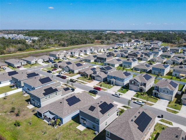 aerial perspective of suburban area