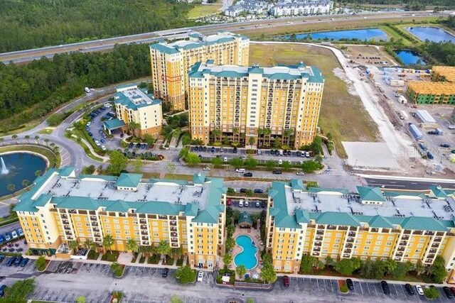8101 Resort Village Dr Unit 31501, Orlando, FL 32821 - birds eye view of property featuring a water view