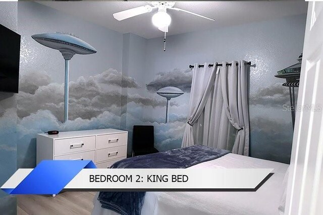 8112 Poinciana Blvd Unit 1502, Orlando, FL 32821 - bedroom with a ceiling fan