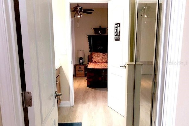 1466 Moon Valley Dr, Champions Gate, FL 33896 - corridor featuring light wood-style floors