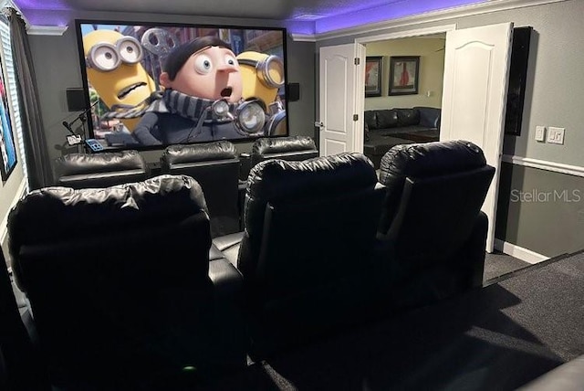 1466 Moon Valley Dr, Champions Gate, FL 33896 - view of carpeted cinema