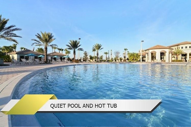 1466 Moon Valley Dr, Champions Gate, FL 33896 - pool with a gazebo
